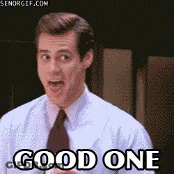 Man In Suit Saying Good One GIF