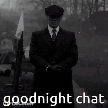Man In Suit Saying Goodnight Chat GIF
