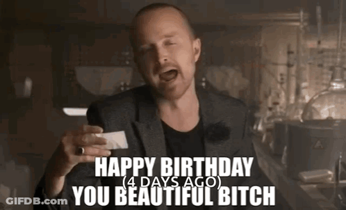 Man In Suit Saying Happy Birthday GIF