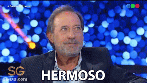 Man In Suit Saying Hermoso GIF
