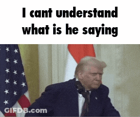 Man In Suit Saying I Cant Understand GIF