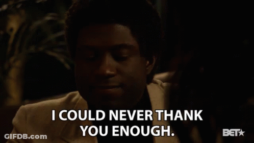 Man In Suit Saying I Could Never Thank You Enough GIF