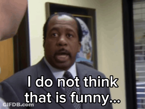 Man In Suit Saying I Do Not Think That Is Funny GIF