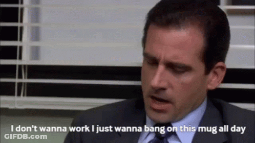Man In Suit Saying I Don't Wanna Work GIF
