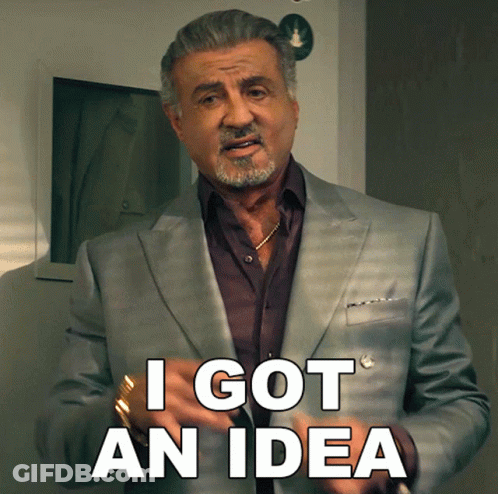 Man In Suit Saying I Got An Idea GIF