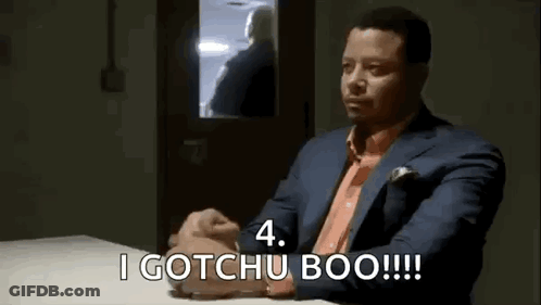 Man In Suit Saying I Gotchu Boo GIF
