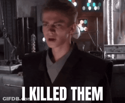 Man In Suit Saying I Killed Them GIF