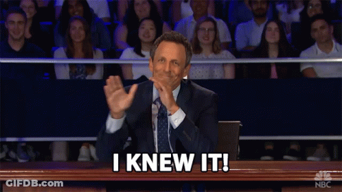 Man In Suit Saying I Knew It GIF