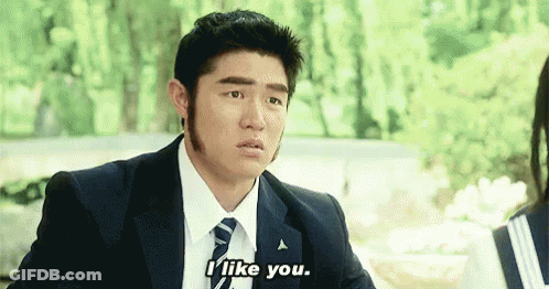 Man In Suit Saying I Like You GIF