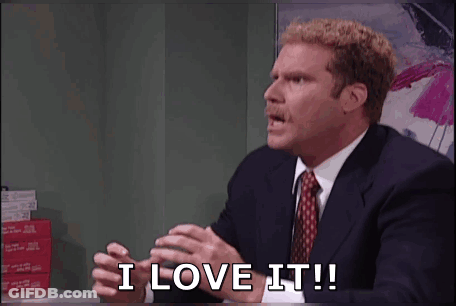 Man In Suit Saying I Love It GIF