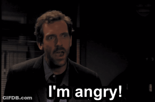Man In Suit Saying I'm Angry GIF