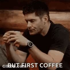 Man In Suit Saying I'm Back Baby GIF