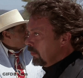 Man In Suit Saying I'm Escaping GIF