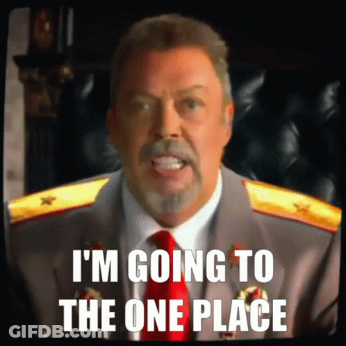 Man In Suit Saying I'm Going To The One Place GIF