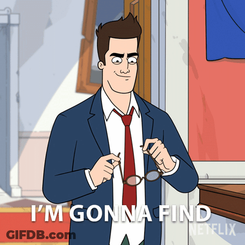 Man In Suit Saying I'm Gonna Find Netflix GIF