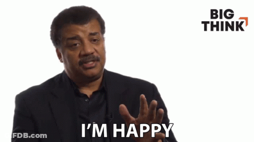 Man In Suit Saying I'm Happy GIF