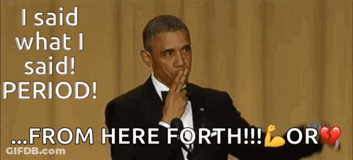 Man In Suit Saying I Said What I Said GIF