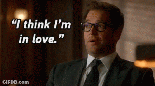 Man In Suit Saying I Think I'm In Love GIF