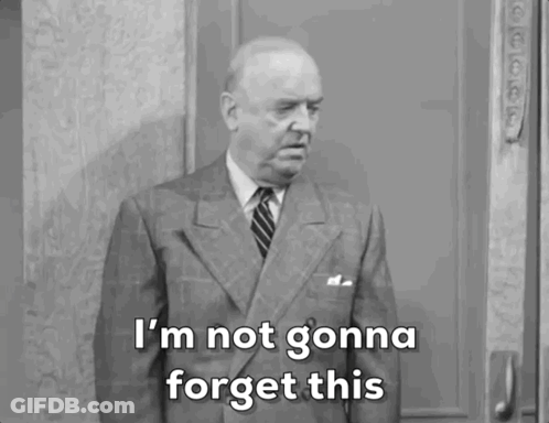 Man In Suit Saying I Won't Forget This GIF