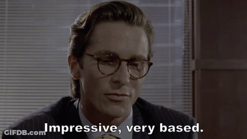 Man In Suit Saying Impressive Very Based GIF