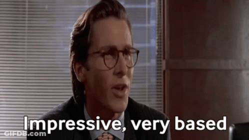 Man In Suit Saying Impressive Very Based GIF