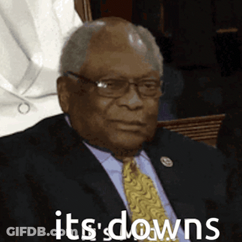 Man In Suit Saying It's Downs GIF