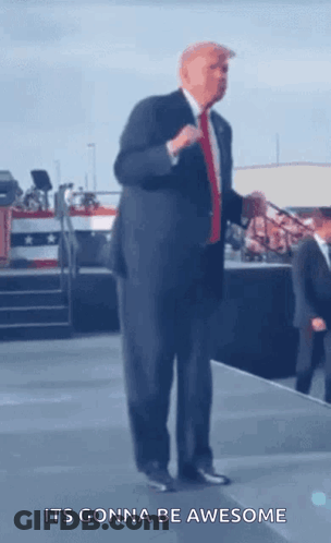 Man In Suit Saying It's Gonna Be Awesome GIF