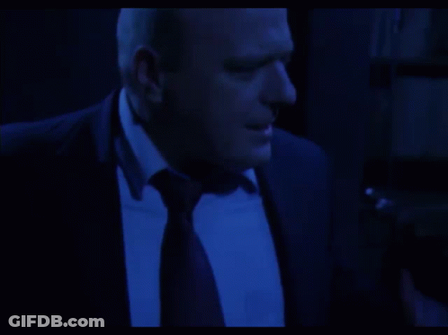 Man In Suit Saying Let's Just Get This Over GIF