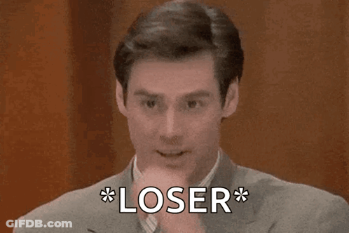 Man In Suit Saying Loser GIF