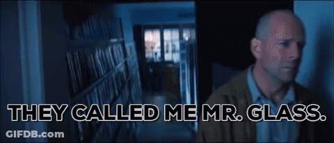 Man In Suit Saying Mr. Glass GIF