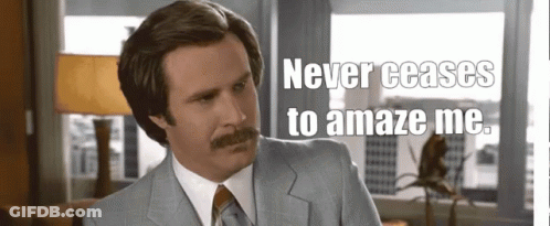 Man In Suit Saying Never Ceases To Amaze Me GIF