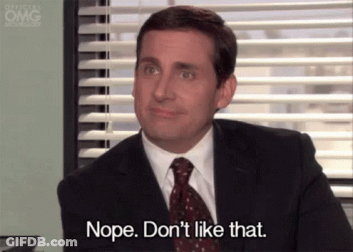 Man In Suit Saying Nope GIF