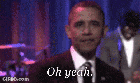 Man In Suit Saying Oh Yeah GIF