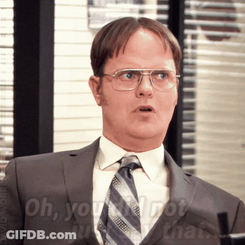 Man In Suit Saying Oh You Did Not Just That GIF