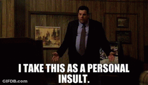 Man In Suit Saying Personal Insult GIF