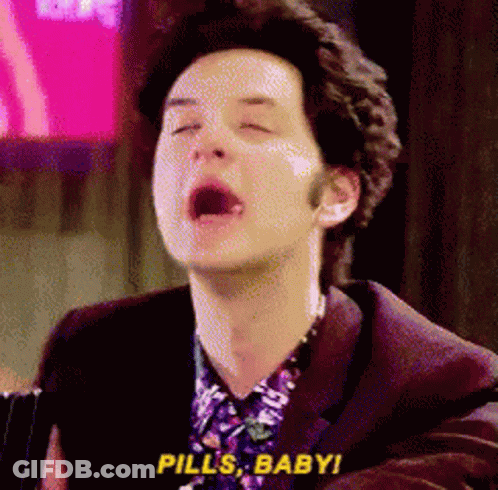 Man In Suit Saying Pills Baby GIF