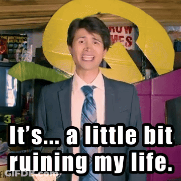 Man In Suit Saying Ruining My Life GIF