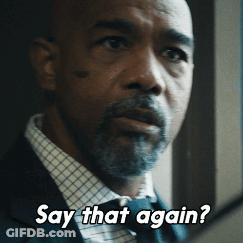 Man In Suit Saying Say That Again GIF