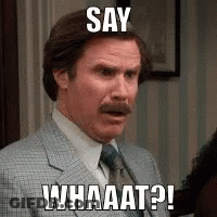 Man In Suit Saying Say Whaaat GIF