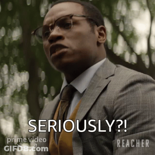 Man In Suit Saying Seriously GIF