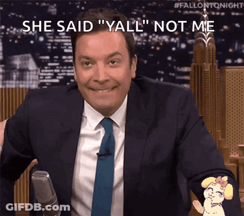 Man In Suit Saying She Said Yall Not Me GIF
