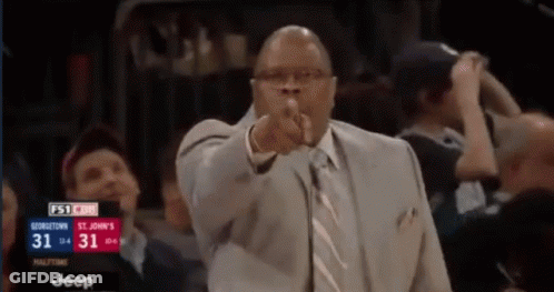 Man In Suit Saying Step Back One Legged GIF