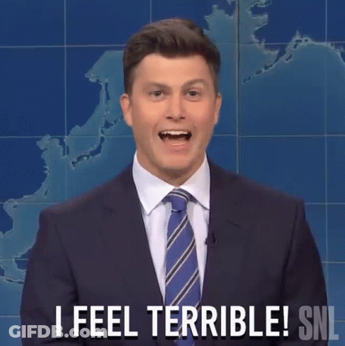 Man In Suit Saying That Felt Good GIF