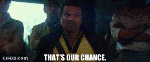Man In Suit Saying That's Our Chance GIF