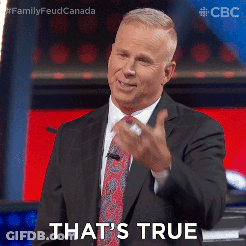 Man In Suit Saying That's True GIF