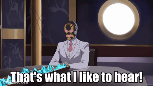 Man In Suit Saying That's What I Like To Hear GIF