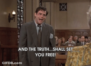 Man In Suit Saying The Truth Shall Set You Free GIF