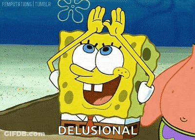 Man In Suit Saying This Bitch Delusional GIF