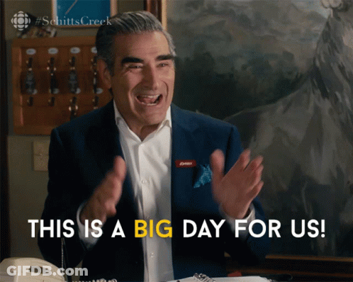Man In Suit Saying This Is A Big Day For Us GIF