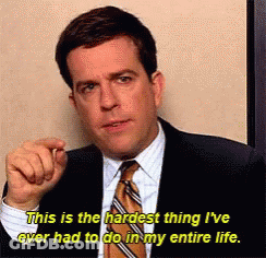 Man In Suit Saying This Is The Hardest Thing GIF